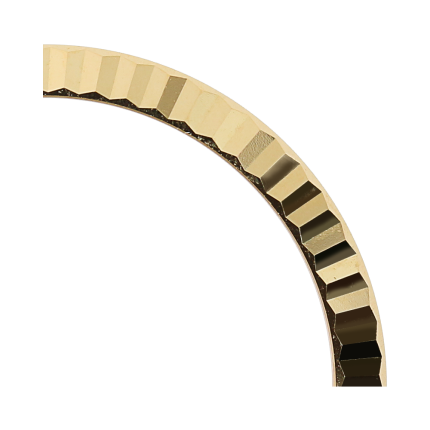 DateJust 36mm Yellow Gold Fluted Original Factory Bezel