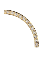 DateJust 36mm Yellow Gold Round Diamonds Custom Bezel