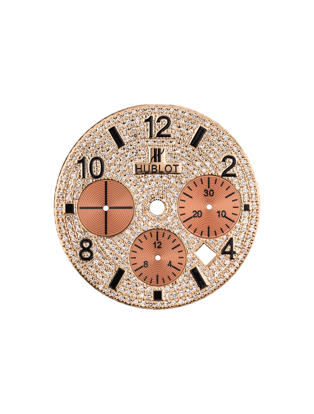 Custom Dial Hublot Big Bang 44mm Rose Gold Diamond Pave Custom Dial Hublot Big Bang 44mm Rose Gold Diamond Pave