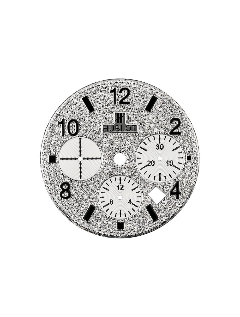 Custom Dial Hublot Big Bang 44mm Steel Diamond Pave